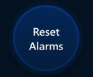 Reset Alarms button Reset Alarms button