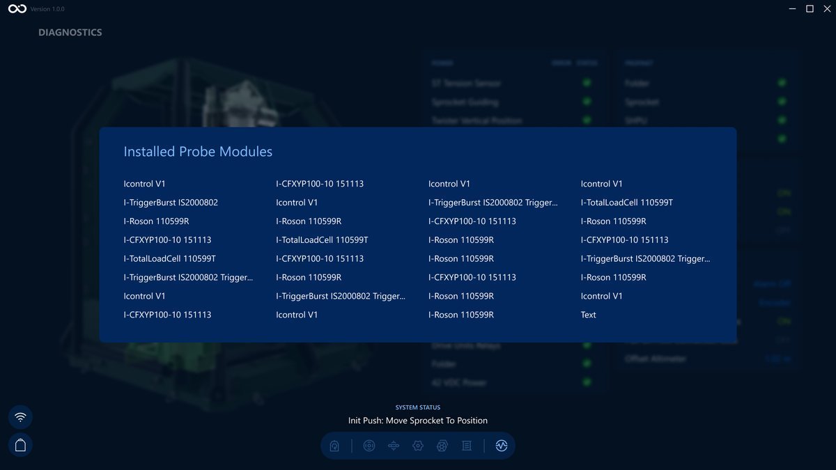 The modal on the visualization screen The modal on the visualization screen