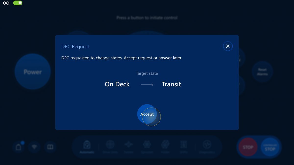 Tap the Accept button Tap the Accept button