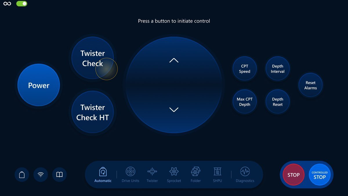 Twister Check tap action Twister Check tap action