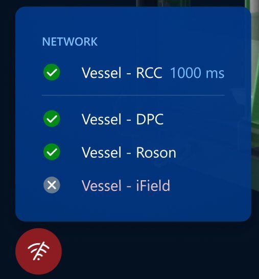Network panel error Network panel error