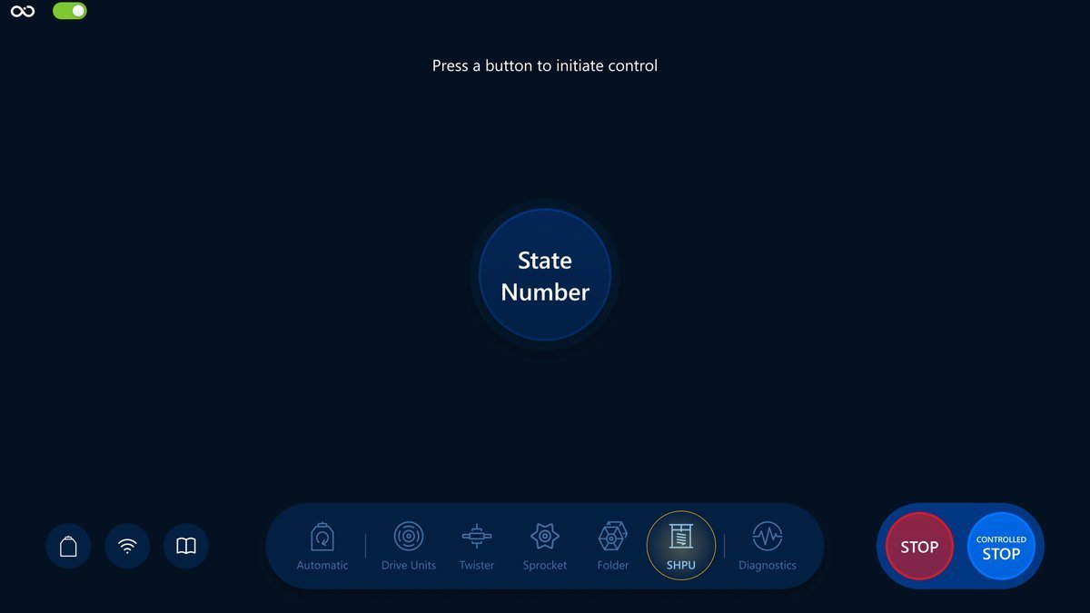 Navigate to SHPU screen Navigate to SHPU screen