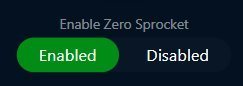 Enable Zero Sprocket switcher Enable Zero Sprocket switcher