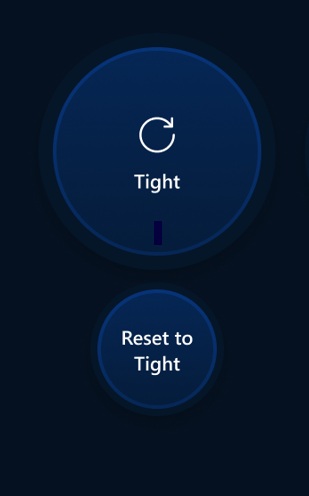 Tight and Reset To Tight buttons Tight and Reset To Tight buttons