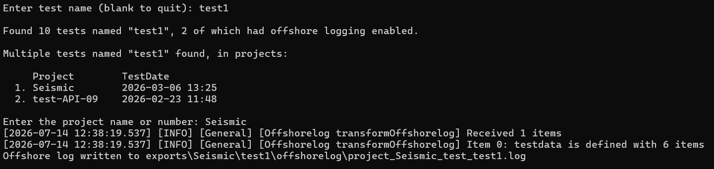 Selecting a project by name when multiple tests share the same name Selecting a project by name when multiple tests share the same name