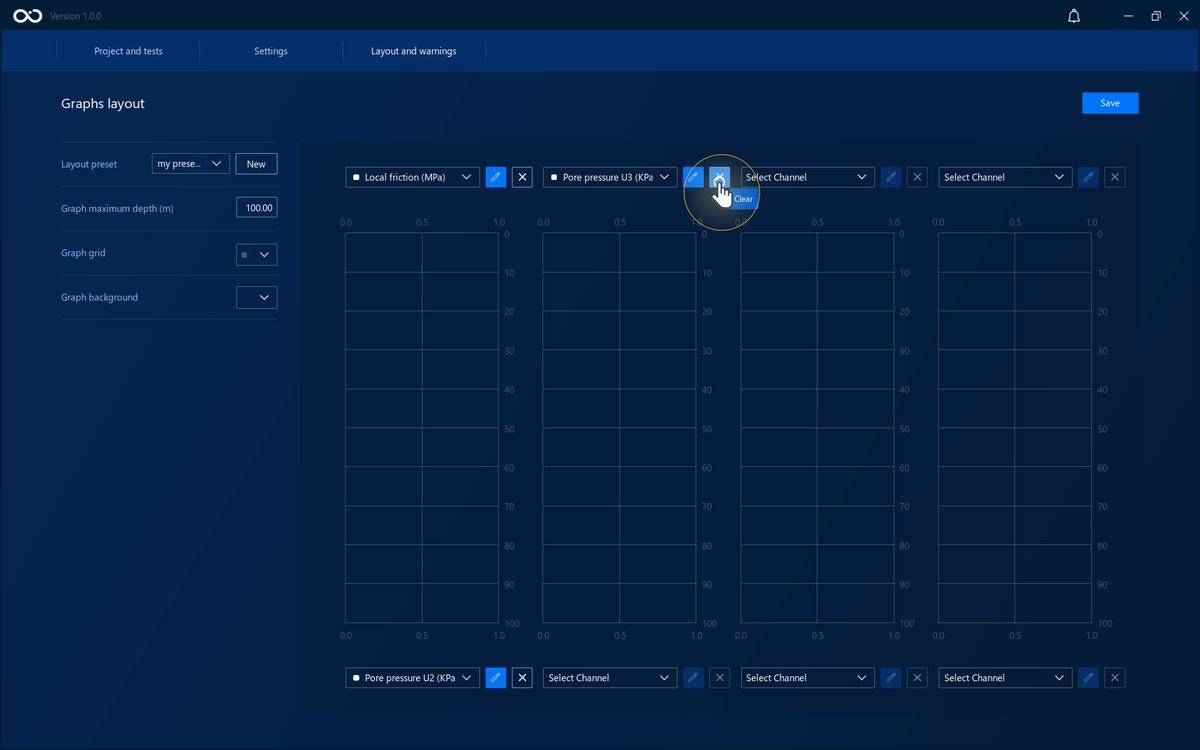 Remove the channel from the preset Remove the channel from the preset