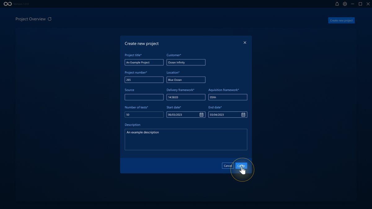 Create Project Modal Create Project Modal