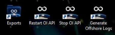 The Ocean Infinity Desktop shortcuts The Ocean Infinity Desktop shortcuts